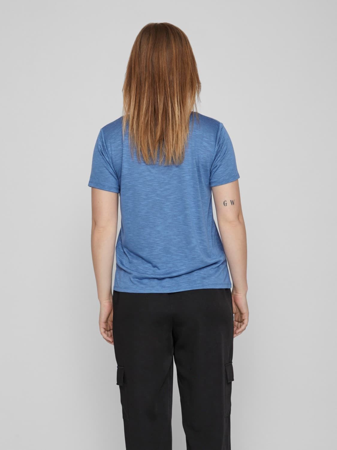 Camiseta azul vinoel - Imagen 2