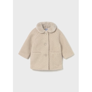 Abrigo rizo arena - Imagen 2