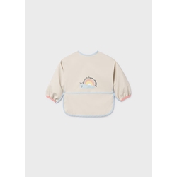 Babero con mangas almendra - Imagen 2