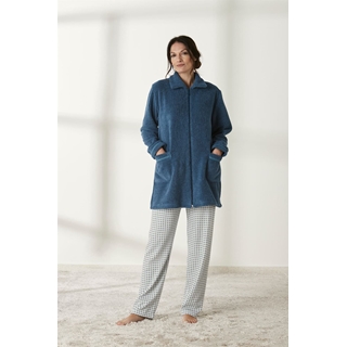 Bata corta azul - Imagen 1