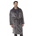 Bata gris estampada - Imagen 1