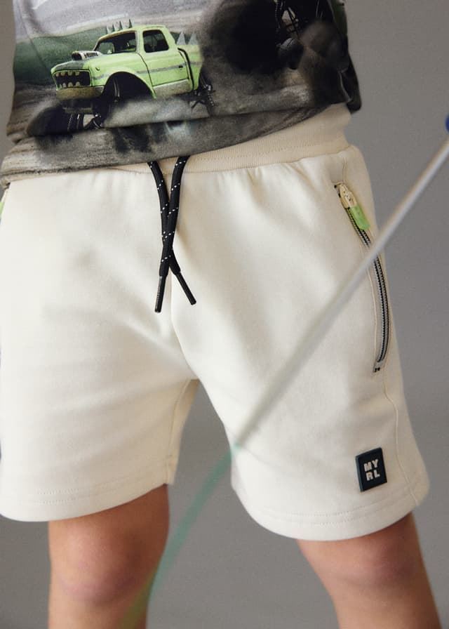 Bermuda cremalleras cáñamo - Imagen 2