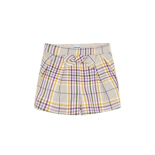 Bermuda cuadros lila - Imagen 1