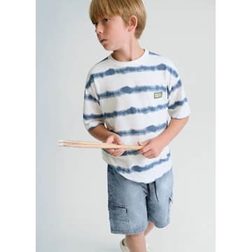 Bermuda denim cargo - Imagen 1