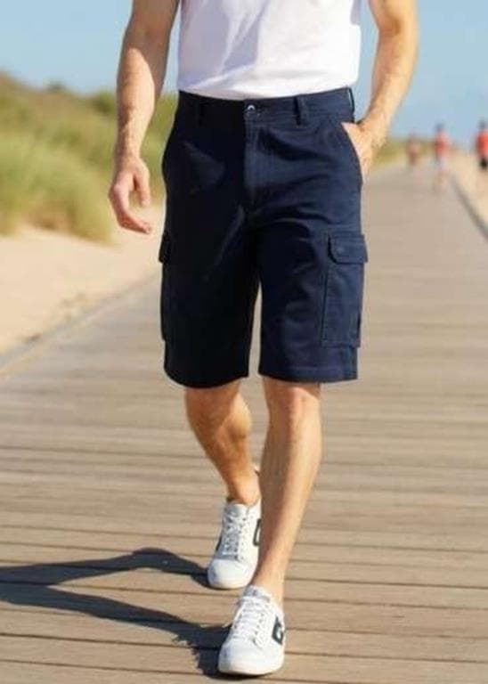 Bermuda marino multibolsillos - Imagen 1