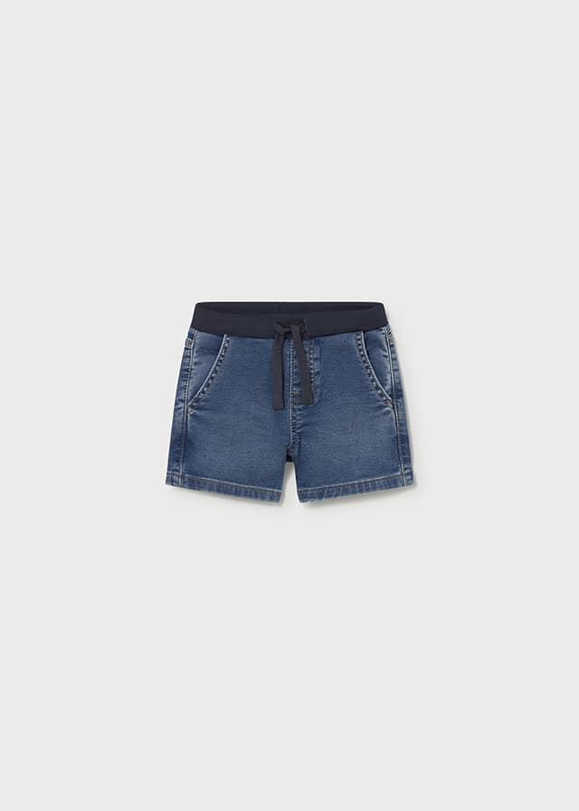 Bermuda soft denim jogger - Imagen 1