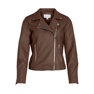 Biker efecto piel vicara marrón - Imagen 1