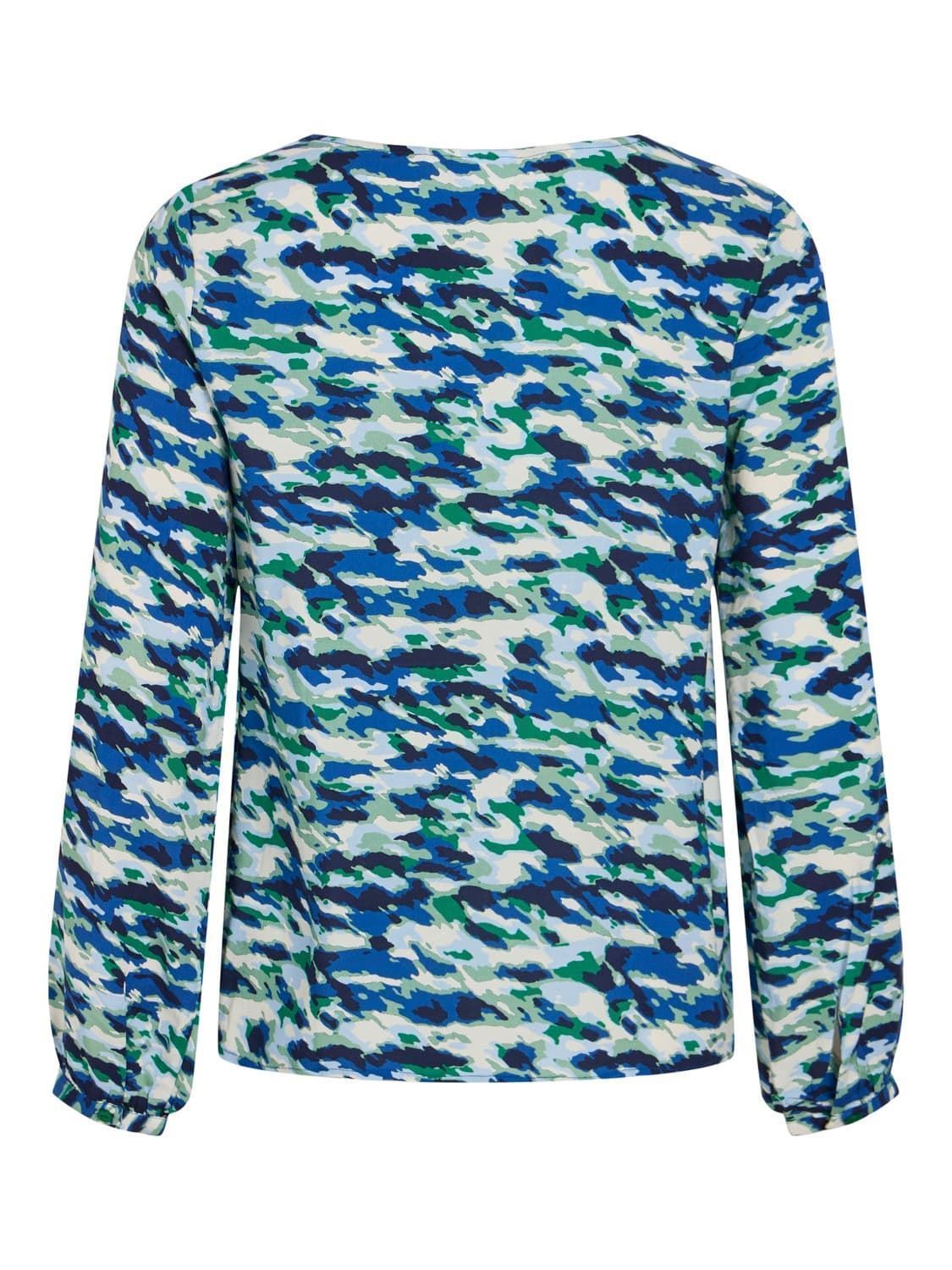 Blusa azul vipaya - Imagen 2