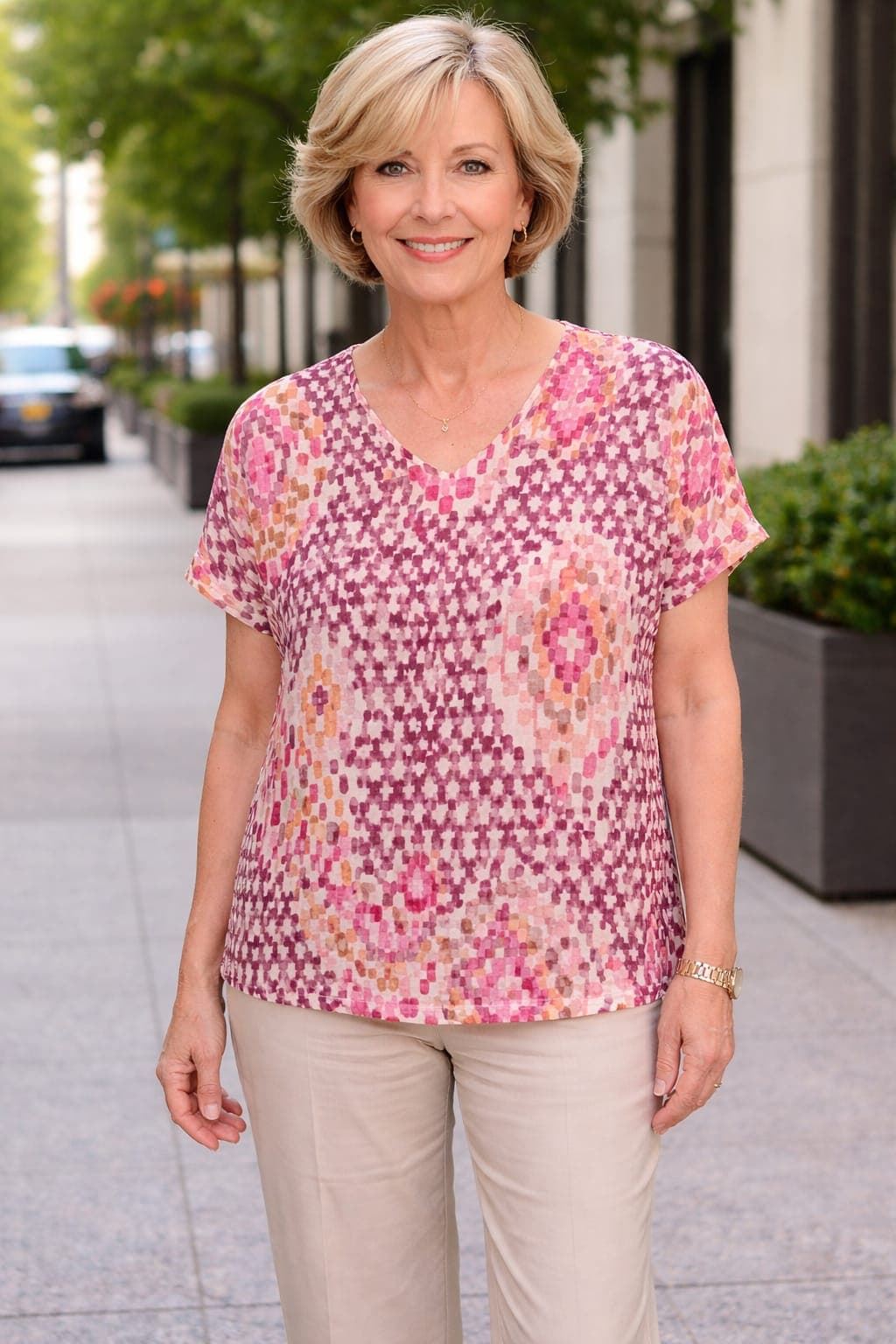 Blusa coral - Imagen 1