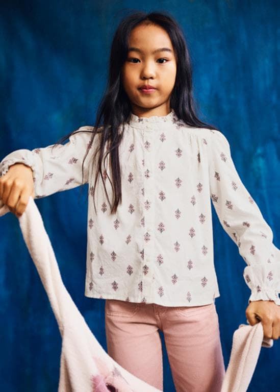 Blusa estampada macchiato - Imagen 1