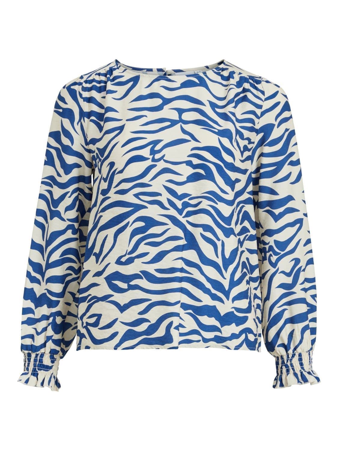 Blusa manga larga Vialinia azul - Imagen 1