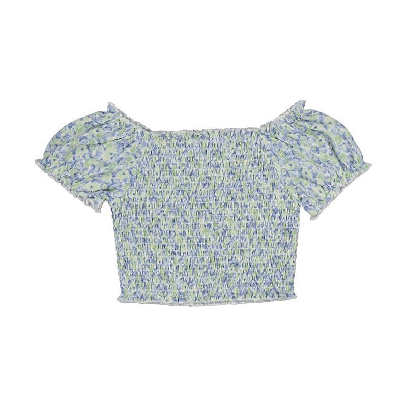 Blusa nido de abeja menta - Imagen 1