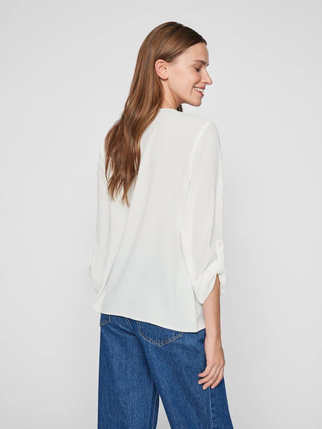 Blusa vijosa blanca - Imagen 2