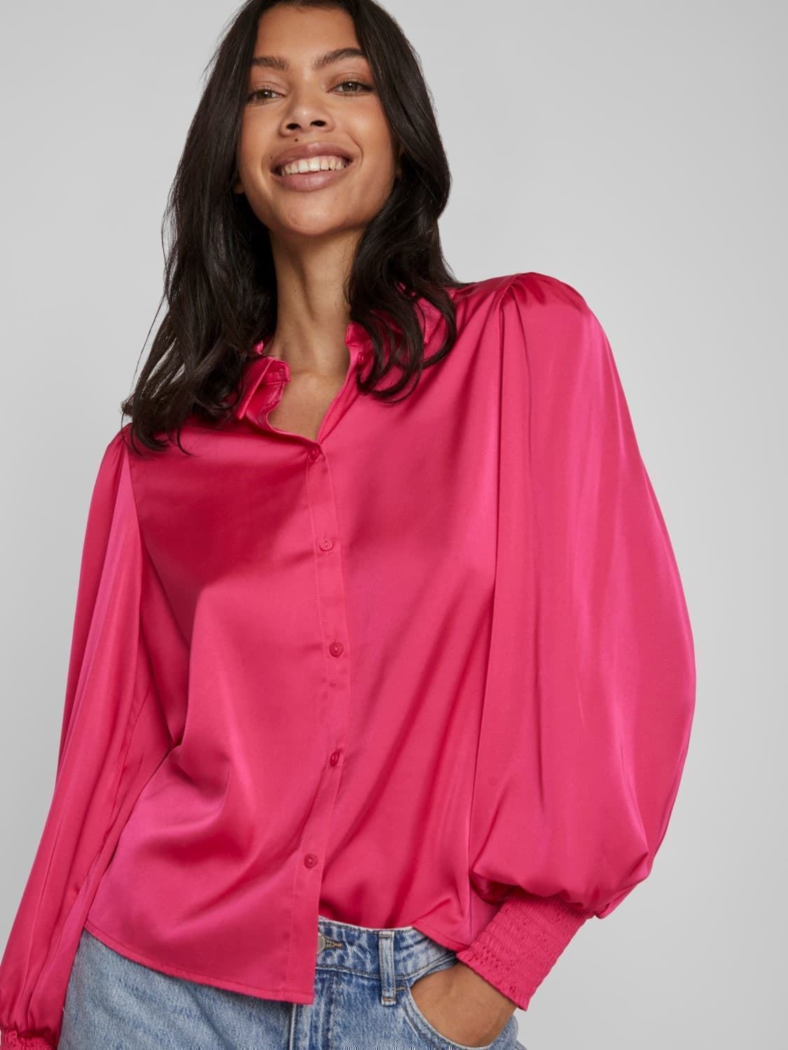 Blusa vikenzie fucsia - Imagen 1