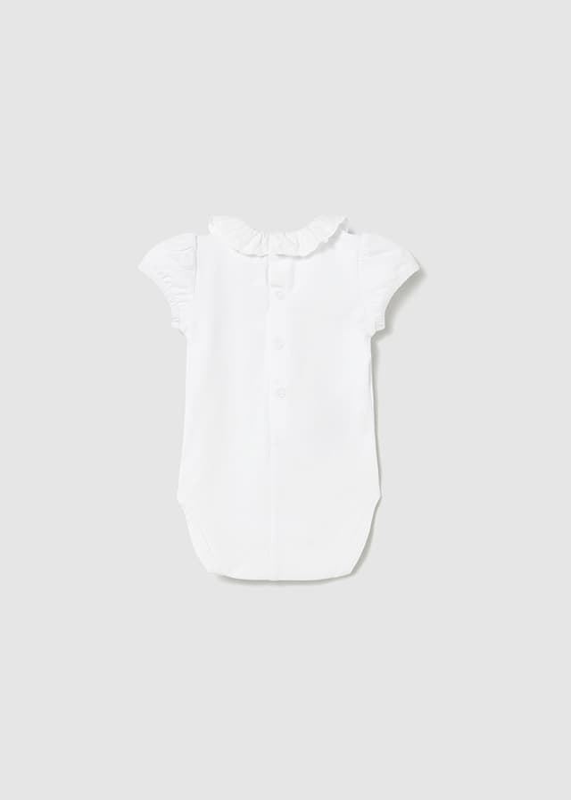 Body cuello volante blanco - Imagen 2