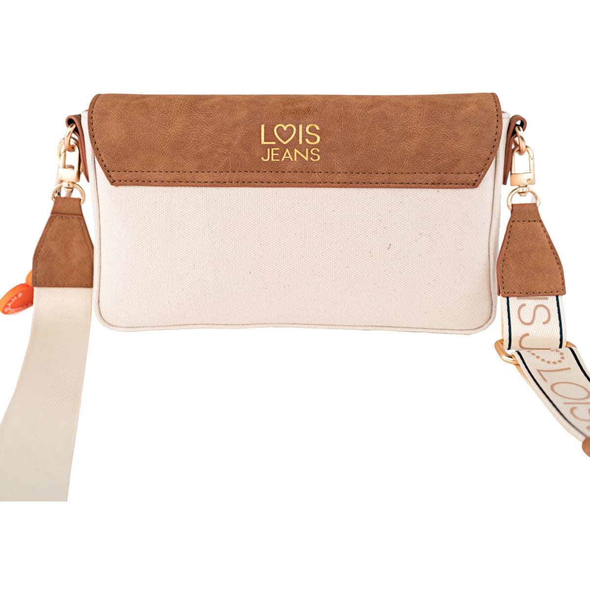 Bolso bandolera beige - Imagen 2