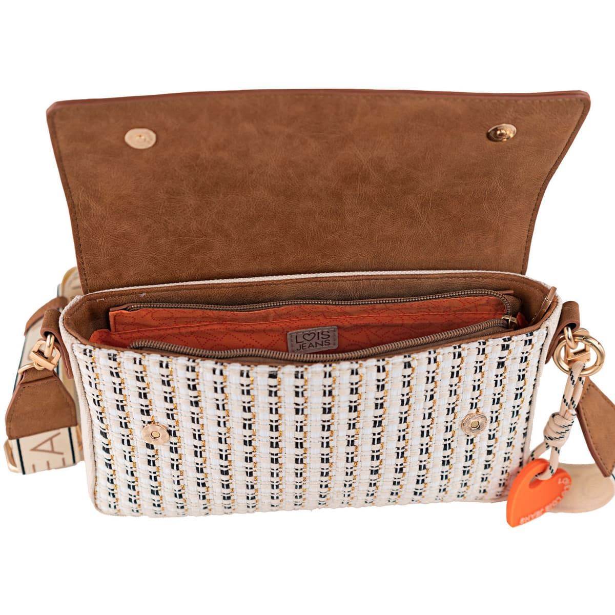 Bolso bandolera beige - Imagen 3