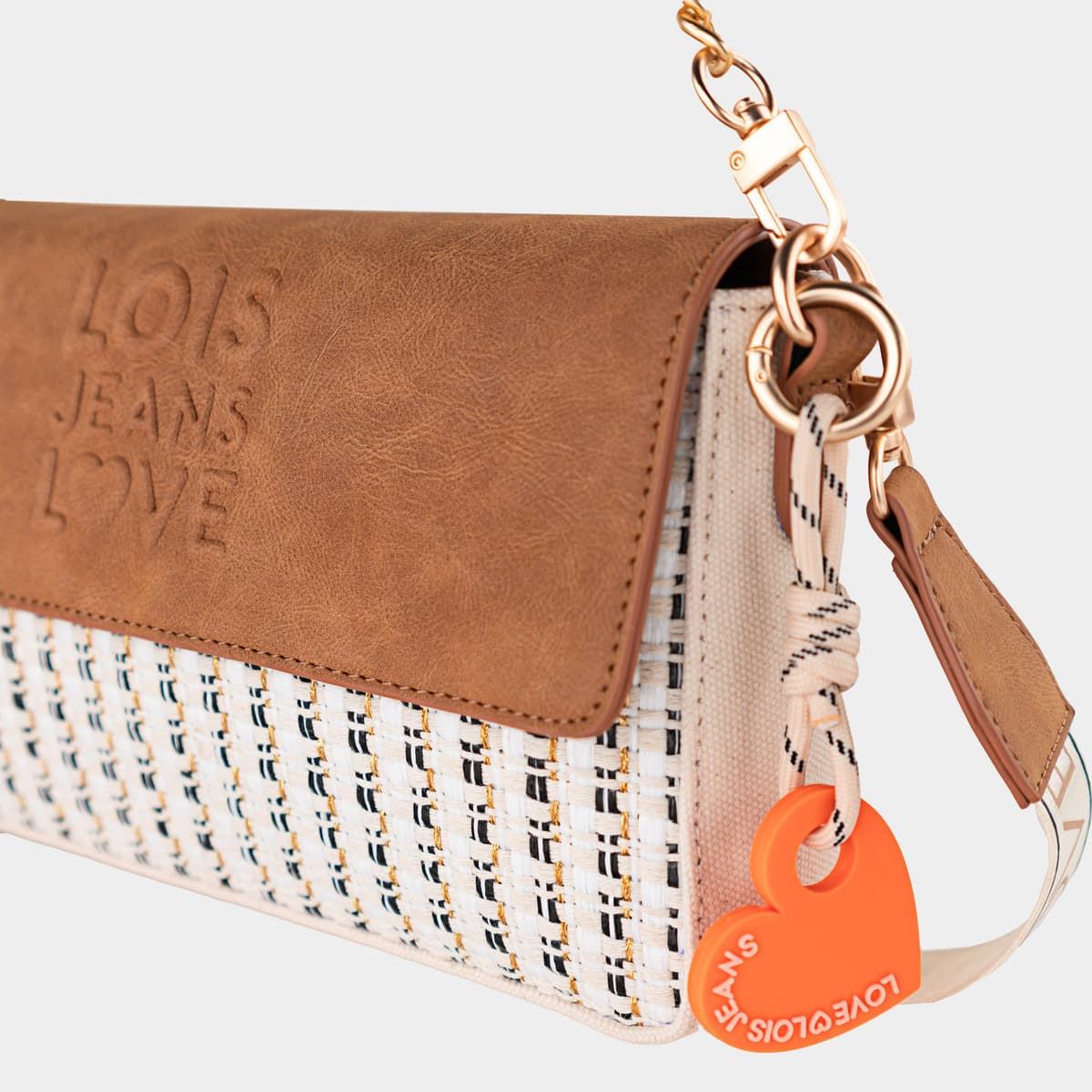 Bolso bandolera beige - Imagen 4