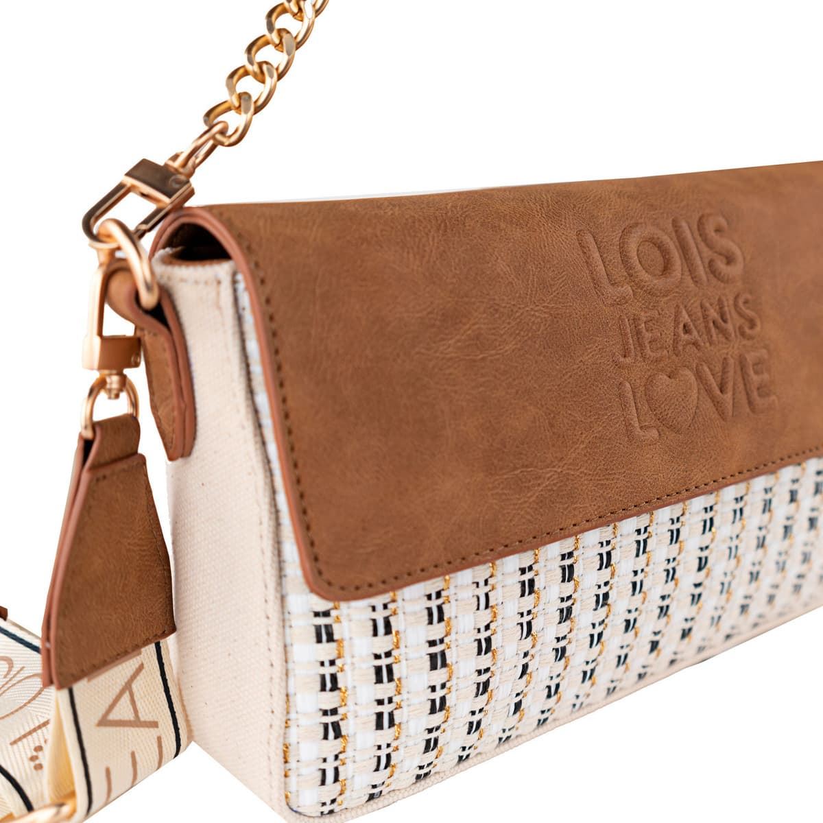 Bolso bandolera beige - Imagen 5