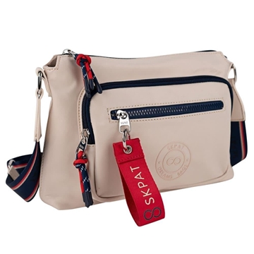 Bolso-bandolera beige - Imagen 1