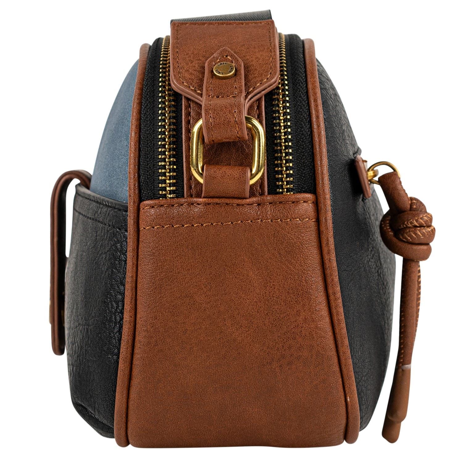 Bolso-bandolera Tulsa negro - Imagen 3