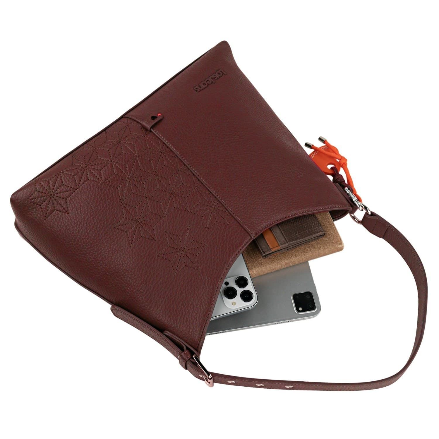 Bolso hombro Whisler burdeos - Imagen 4