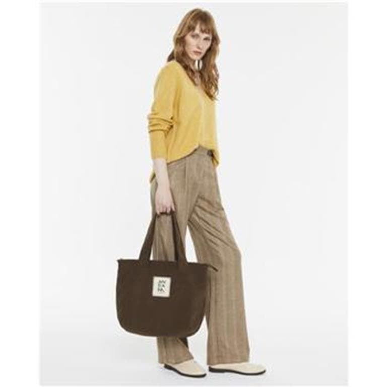 Bolso marrón pana - Imagen 5
