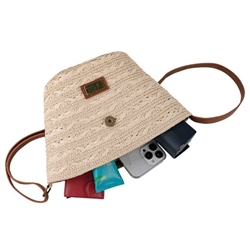 Bolso rafia natural - Imagen 2