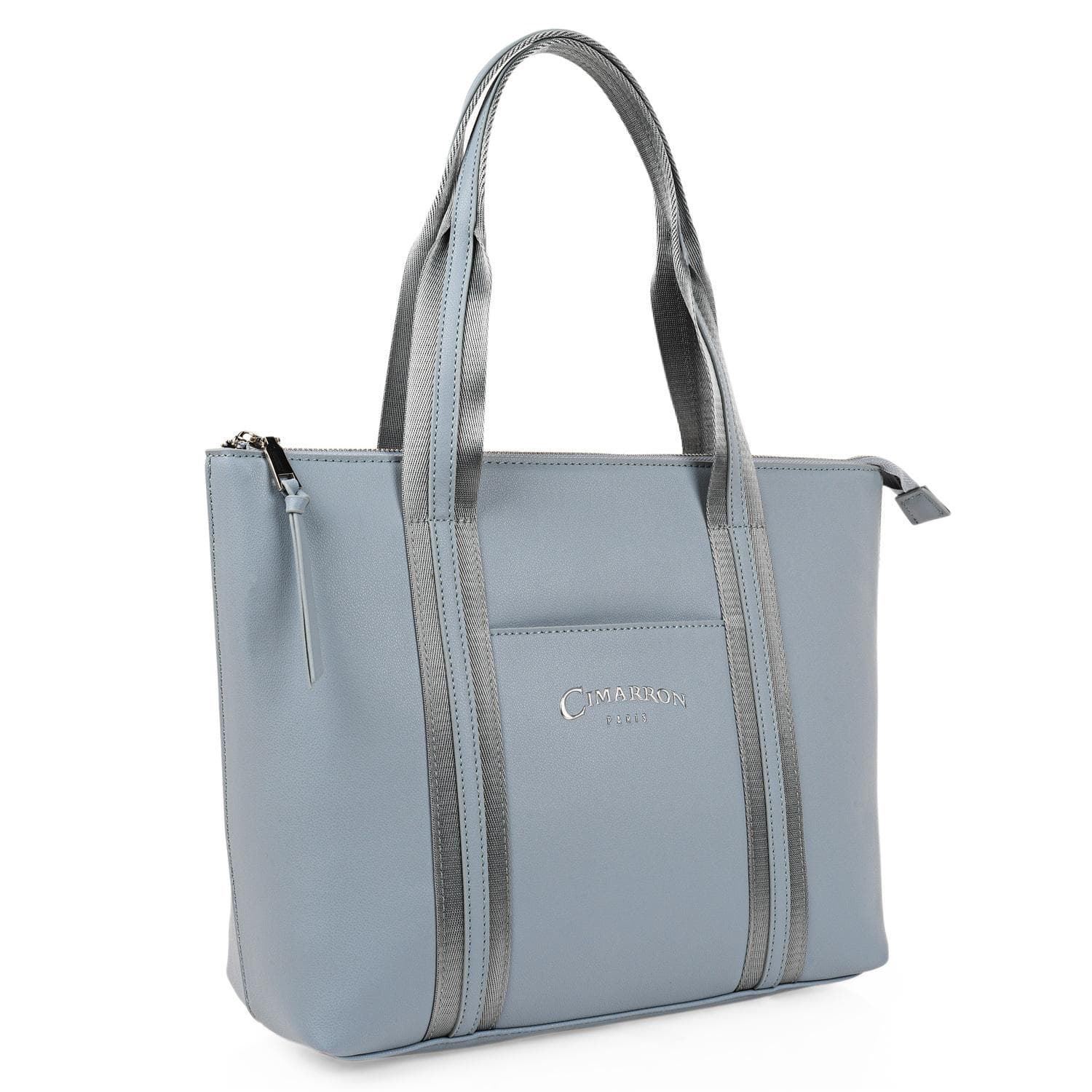 Bolso shopper azul - Imagen 1