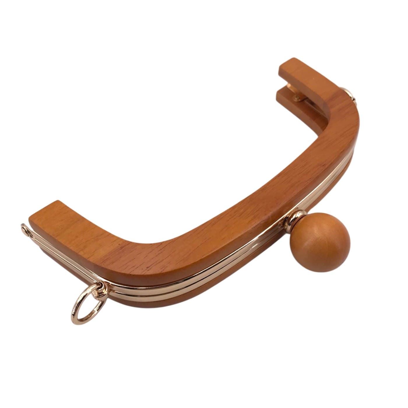 Boquilla de madera ovalada castaña - Imagen 3