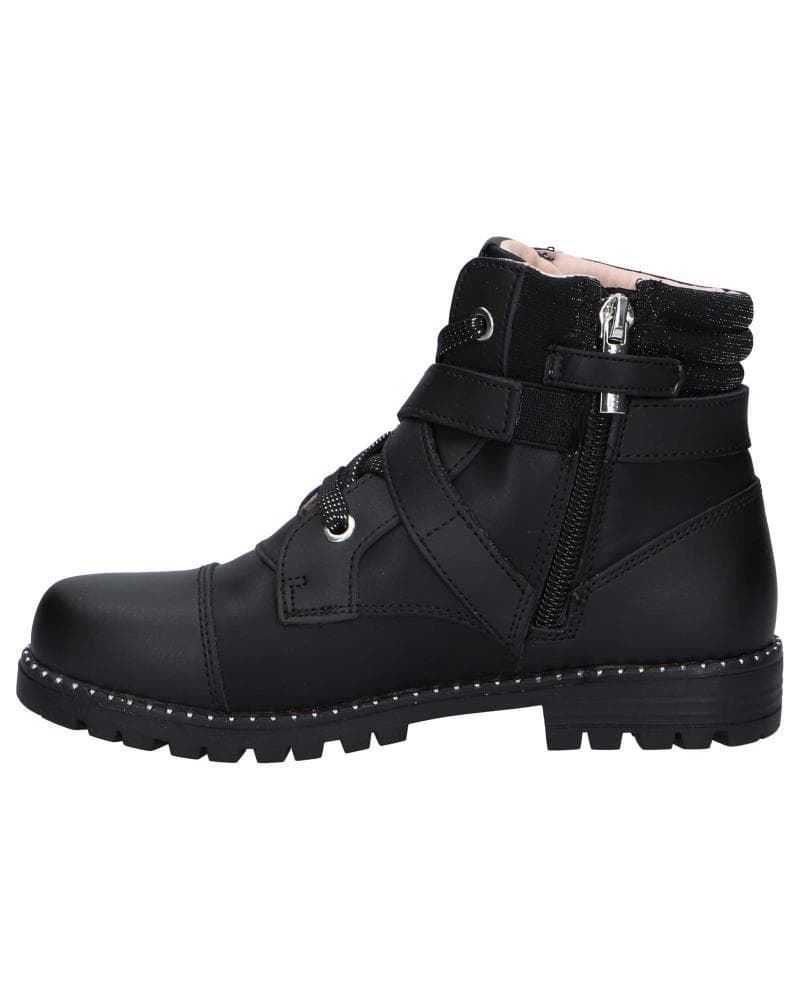 Bota negra con hebilla lateral - Imagen 2