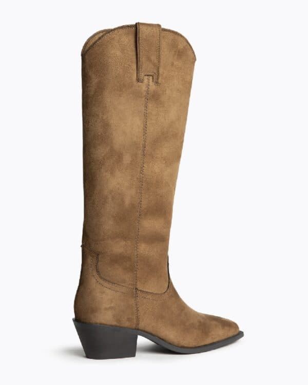 Bota serraje camel - Imagen 2