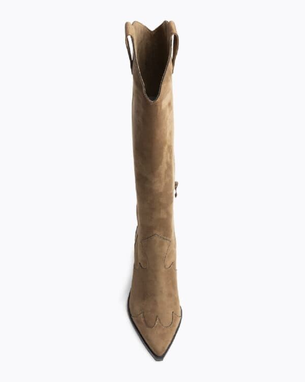 Bota serraje camel - Imagen 3