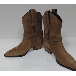 Bota taupe cowboy - Imagen 2
