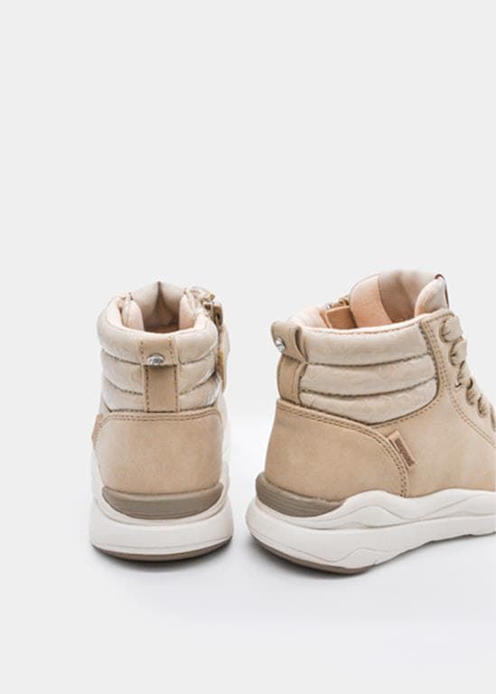Botín chunky beige - Imagen 4