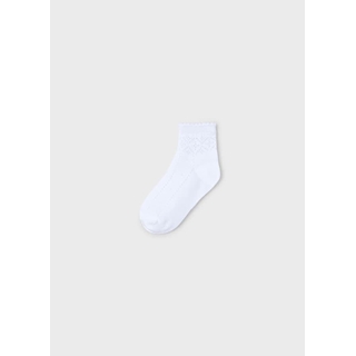 Calcetines calados blanco - Imagen 1