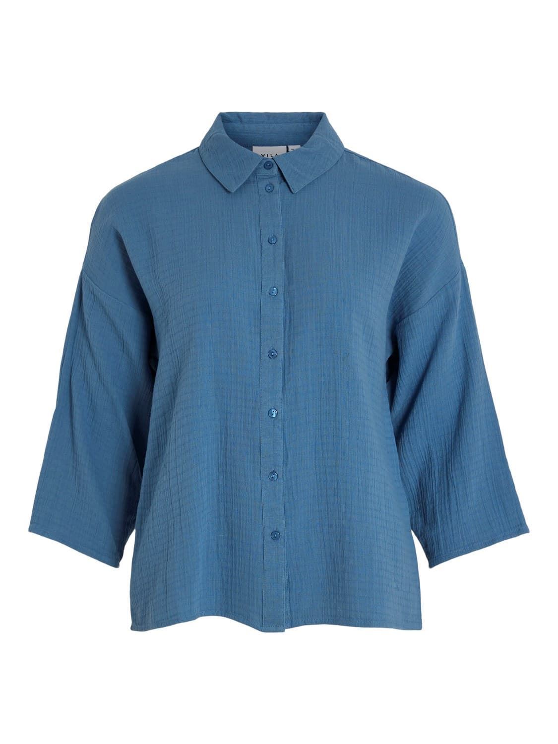 Camisa azul vilania - Imagen 2