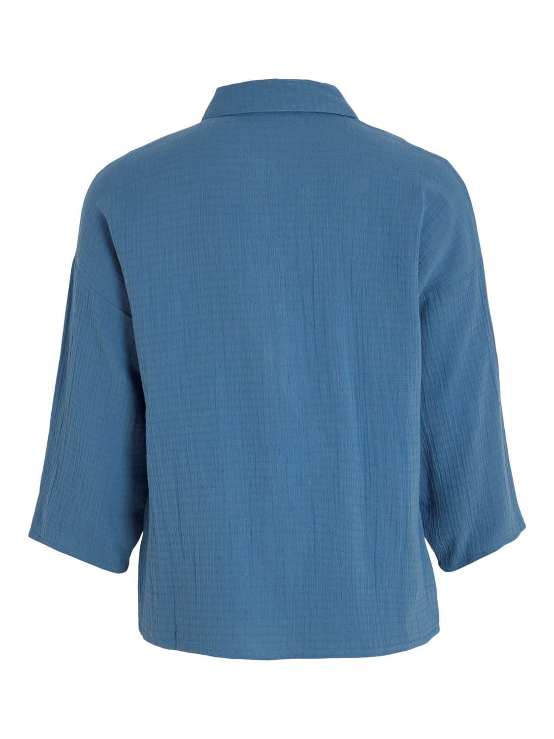 Camisa azul vilania - Imagen 3