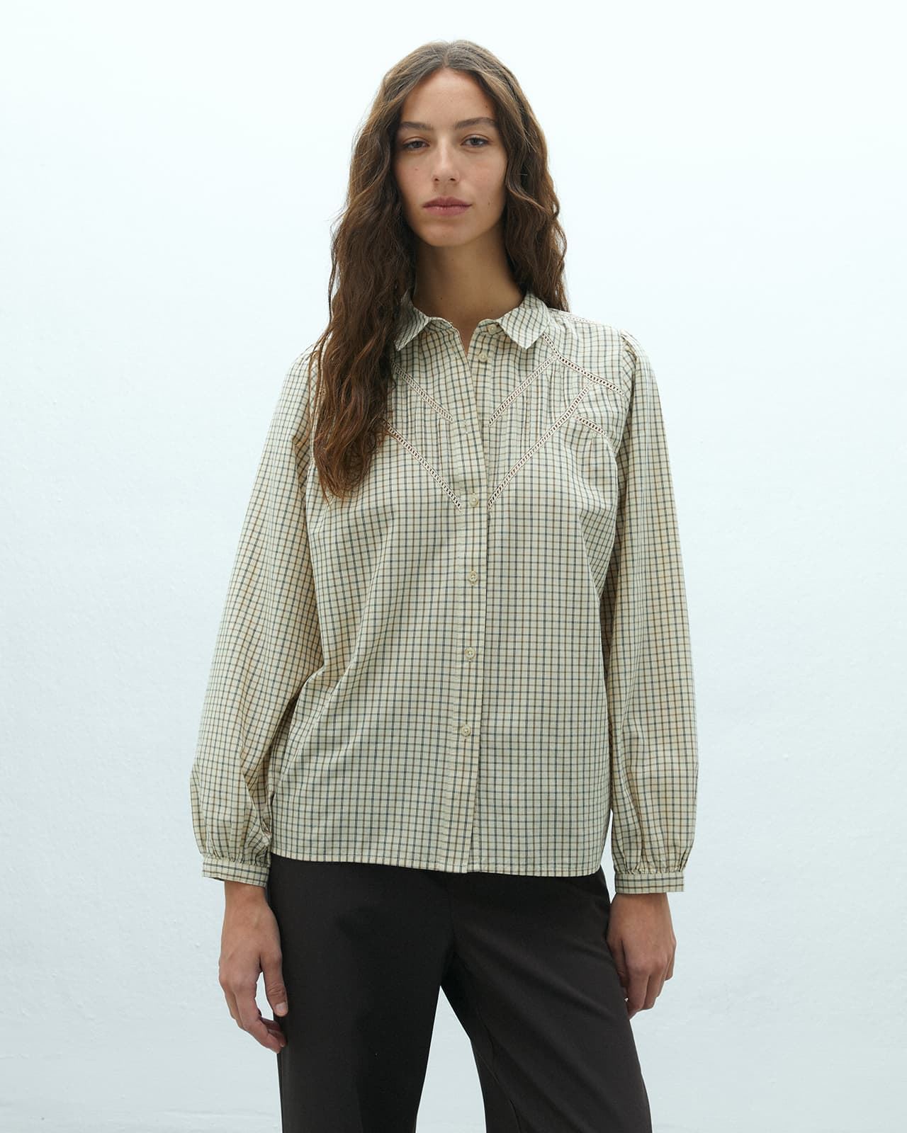 Camisa beige - Imagen 1