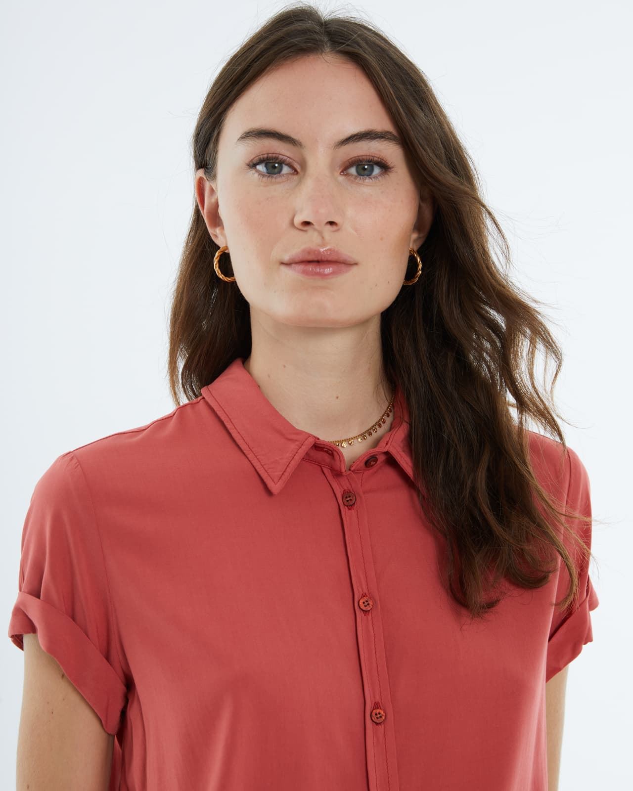 Camisa coral - Imagen 3