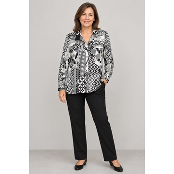 Camisa crudo-negro - Imagen 1