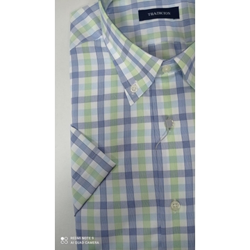 Camisa cuadros AZUL - Imagen 2