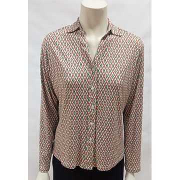 Camisa estampada rosa - Imagen 1