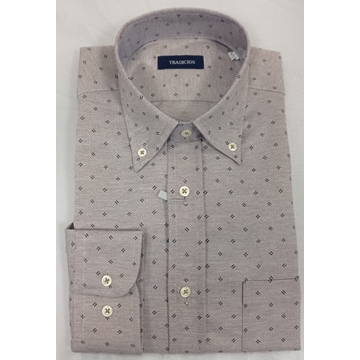 CAMISA M /L TABACO - Imagen 1