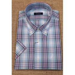 Camisa manga corta celeste - Imagen 1