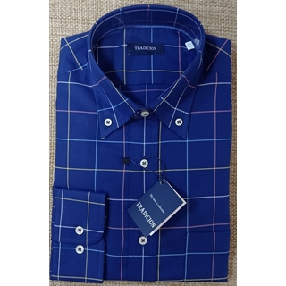 Camisa manga larga azul marino. - Imagen 1