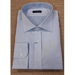 Camisa manga larga azul. - Imagen 1