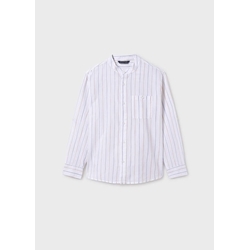 Camisa manga larga cuello mao - Imagen 1