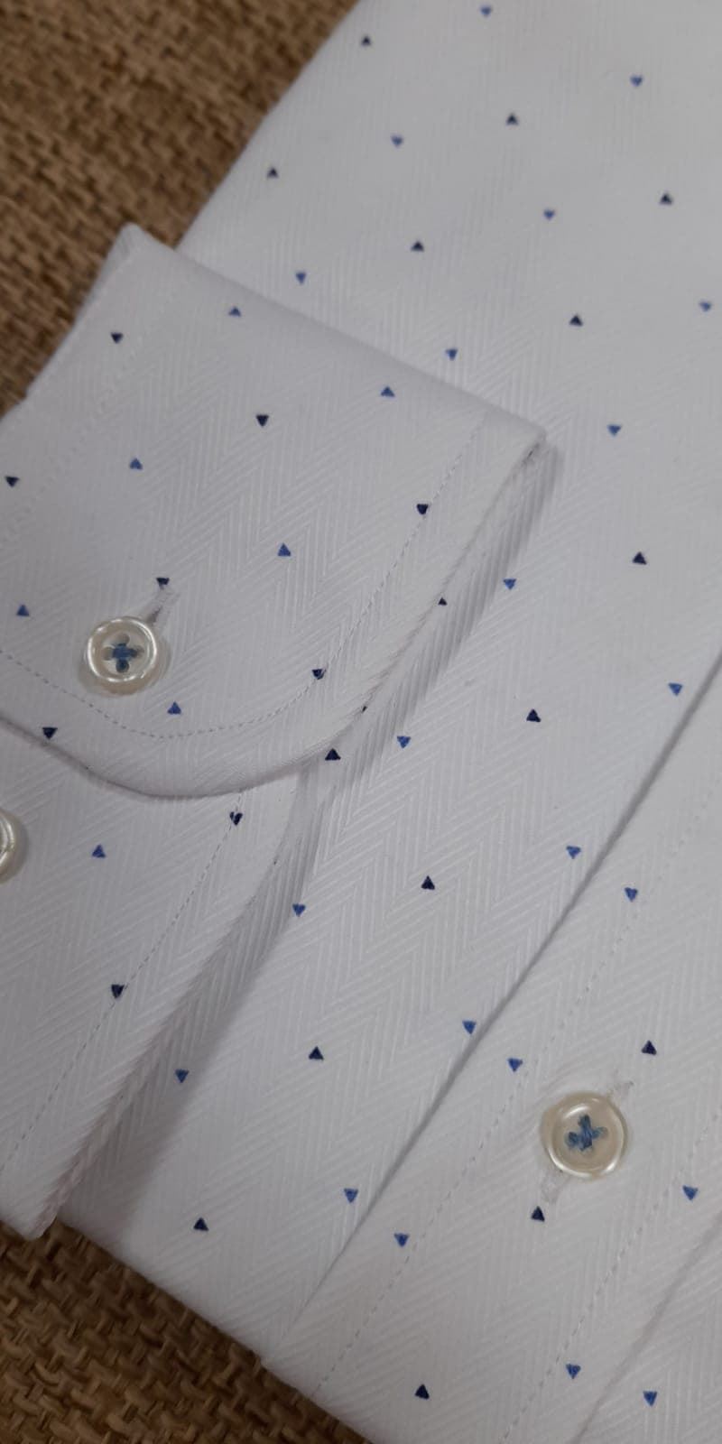 Camisa manga larga taylor azul - Imagen 2