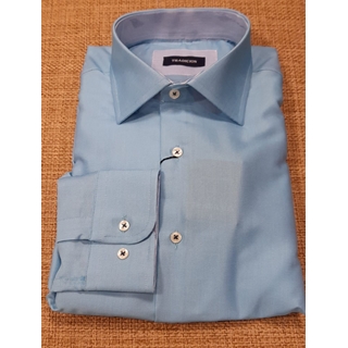 Camisa manga larga turquesa. - Imagen 1